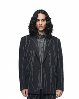 Molten Trail Embroidered Blazer