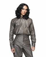Coated Cotton Shirt