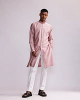 SHADOW CAMO PLACEMENT FRONT OPEN KURTA SET