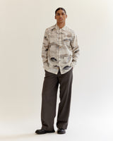 Arid Brushstroke Silk Shirt