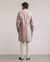 Dust Print Silk Kurta