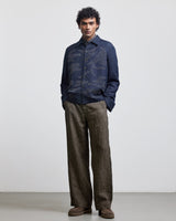 CAMOUFLAGE EMBROIDERED OVERSHIRT