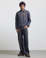 BAUHAUS COATED PATCHWORK DENIM JACKET