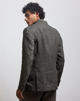 STONE OLIVE DOUBLE BREASTED BLAZER