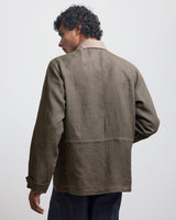 FAUX BUTTONHOLE WORKWEAR JACKET