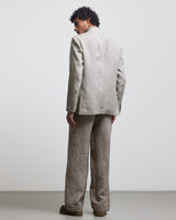 STONE GRAY BANDHGALA JACKET