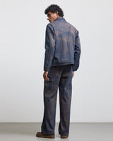 BAUHAUS COATED PATCHWORK DENIM JACKET