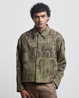 FRAY APPLIQUE MULTI ARCH JACKET