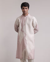 Torn Canvas Appliqué Kurta Set