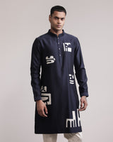 Urban Fossil Scattered Patchwork Kurta Set