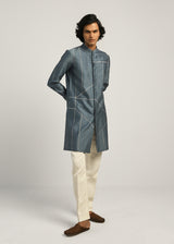 Patchwork Block Kurta Set