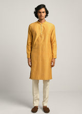 Hexa Dots hand Emb kurta Set