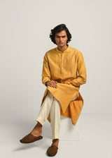 Hexa Dots hand Emb kurta Set