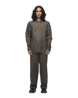 Brown Shredded Woodland Camo Shirt