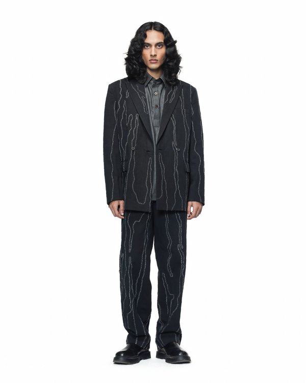 Molten Trail Embroidered Blazer