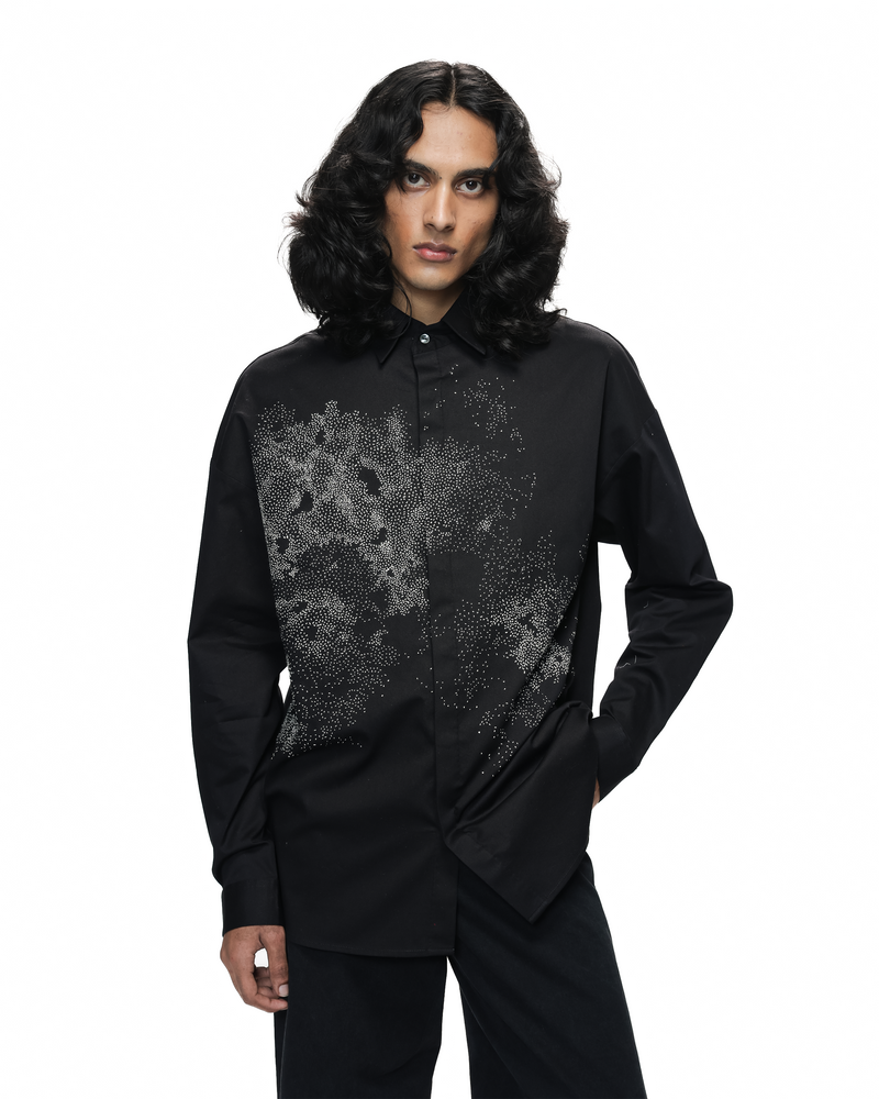 Scattered Stitches Drop-Shoulder Shirt