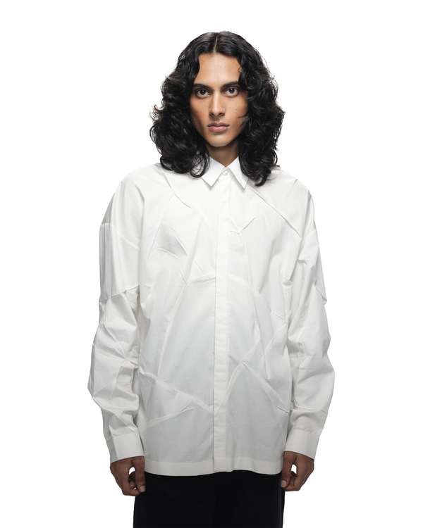 Deformed Hand Tuck Shirt