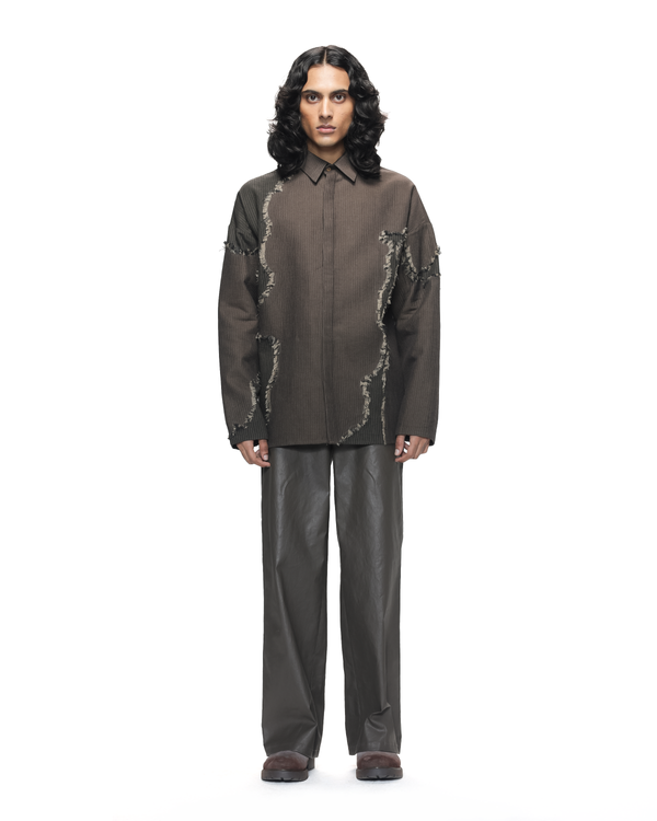 Frayed Canvas Shirt