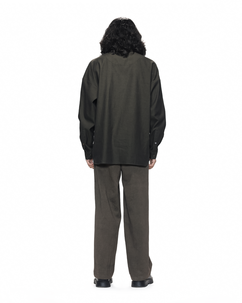 Half- Placket Work Shirt