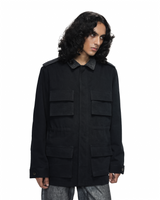 Shredded Collar Field Jacket