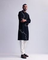 CONTOUR LINE EMBROIDERED KURTA SET
