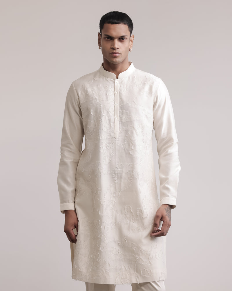 Eroded Camo Kurta Set