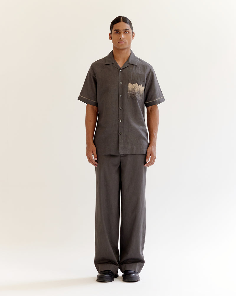 Dust Trail Hemp Embroidered Shirt