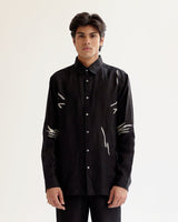 Embroidered Wrinkle Shirt