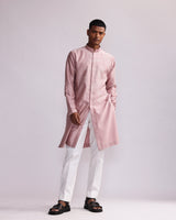 SHADOW CAMO PLACEMENT FRONT OPEN KURTA SET