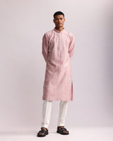 SHADOW CAMO HAND EMBROIDERED KURTA SET