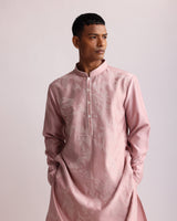 SHADOW CAMO HAND EMBROIDERED KURTA SET