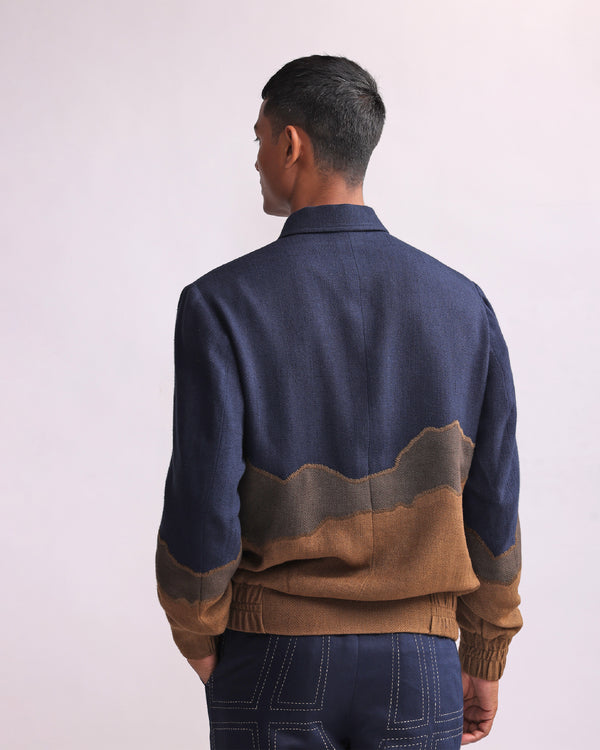 PATCHWORK GRADIENT JACKET