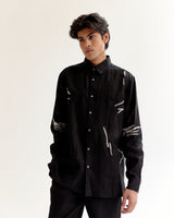 Embroidered Wrinkle Shirt