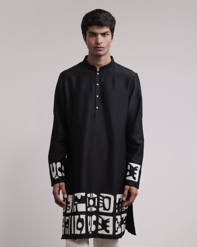 Urban Fossil Patchwork Kurta Set