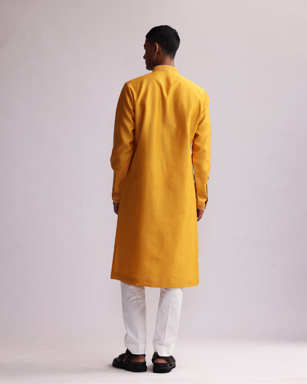 SHADOW BLOCK KURTA SET