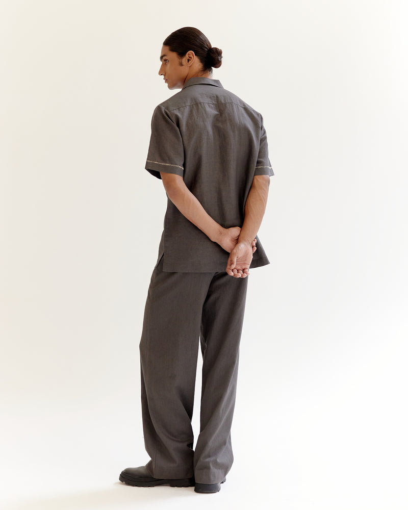 Dust Trail Hemp Embroidered Shirt