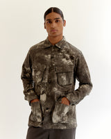 Skin Textured Batik Jungle Jacket