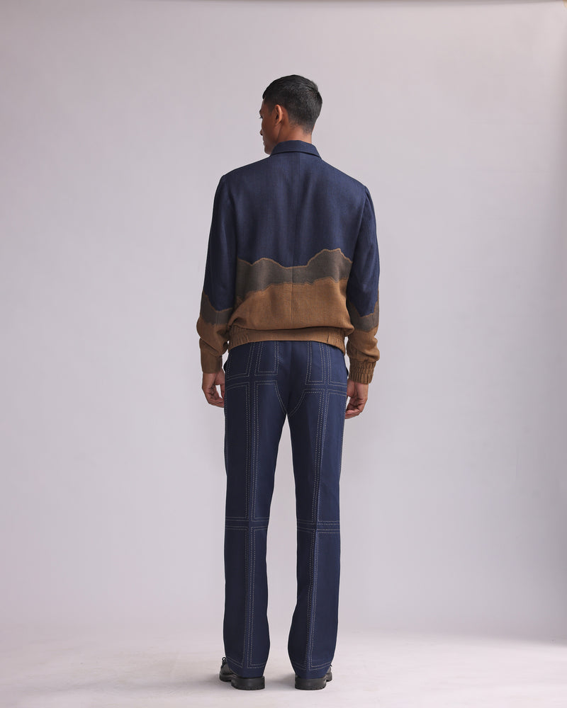 PATCHWORK GRADIENT JACKET