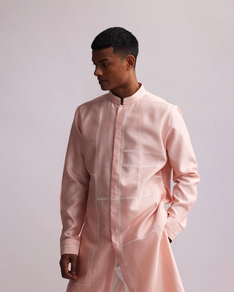 BUILDING BLOCKS PATCHED KURTA SET
