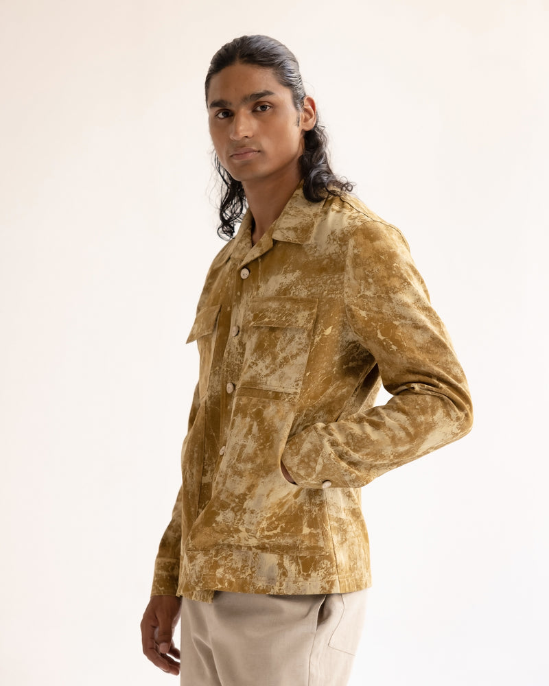 Skin Textured Batik Jacket