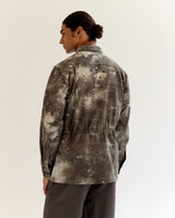 Skin Textured Batik Jungle Jacket