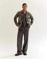 Skin Textured Batik Jungle Jacket