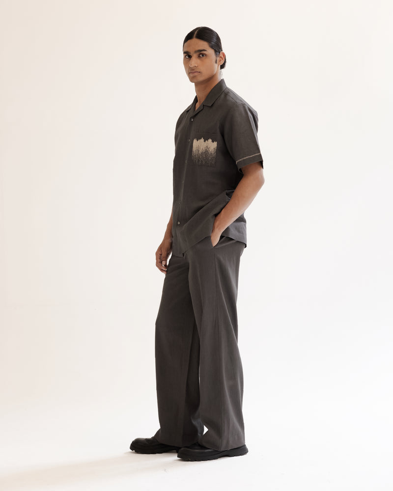 Dust Trail Hemp Embroidered Shirt