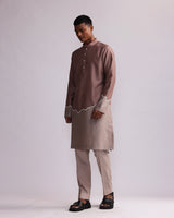 HALF AND HALF KURTA WITH MATCHING PANTS