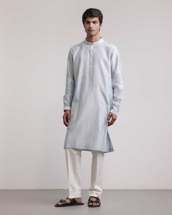 Residual Scattered Stitches Kurta Set