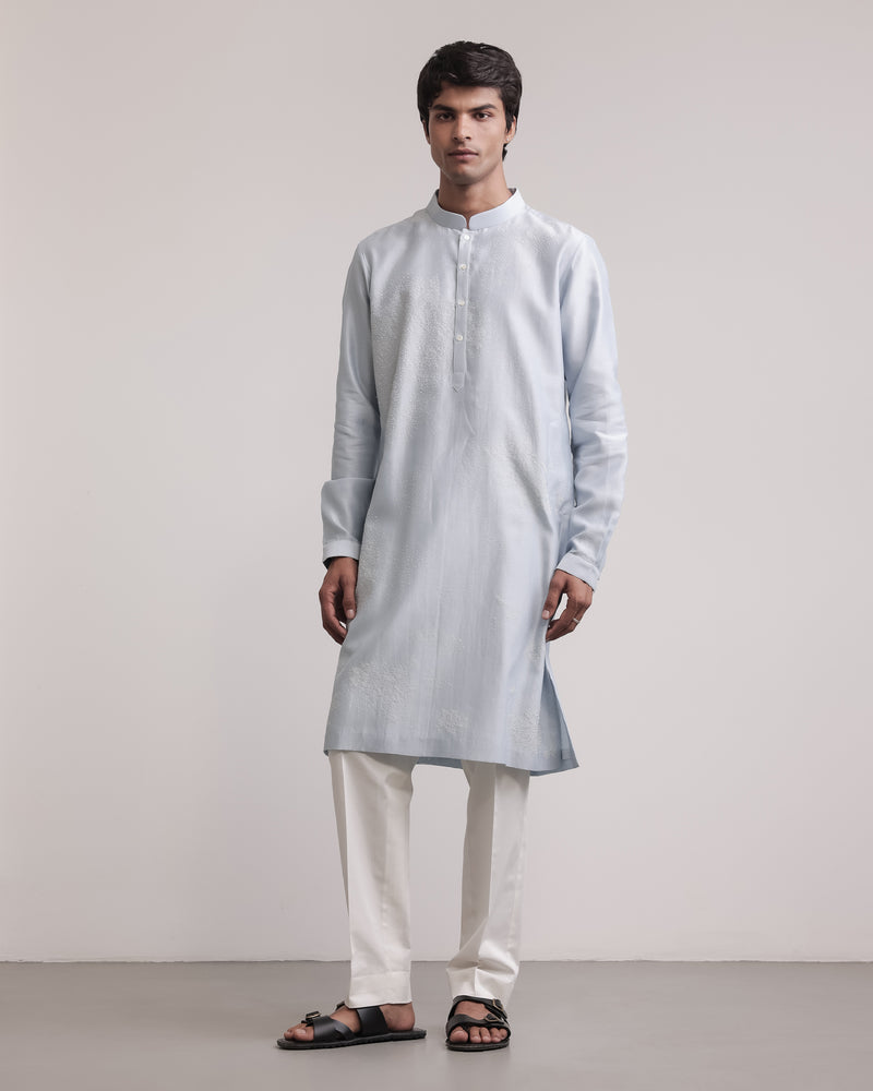 Residual Scattered Stitches Kurta Set