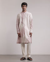 Torn Canvas Appliqué Kurta Set