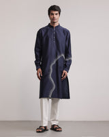 Obscured Halo Hand-embroidered Kurta Set