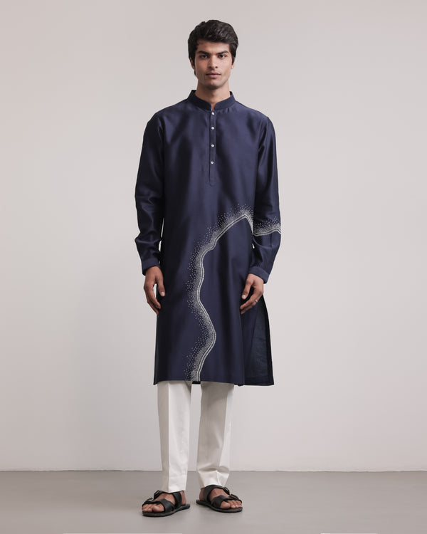 Obscured Halo Hand-embroidered Kurta Set