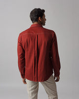 FLAP POCKET HALF-ZIPPER SHIRT